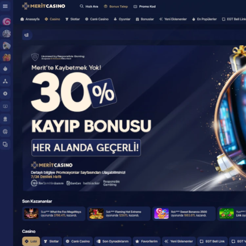 Merit Casino ekran görüntüsü