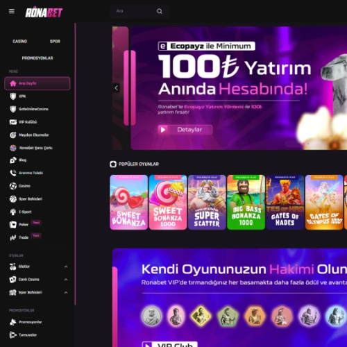 Ronabet ekran görüntüsü