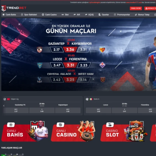 Trendbet ekran görüntüsü