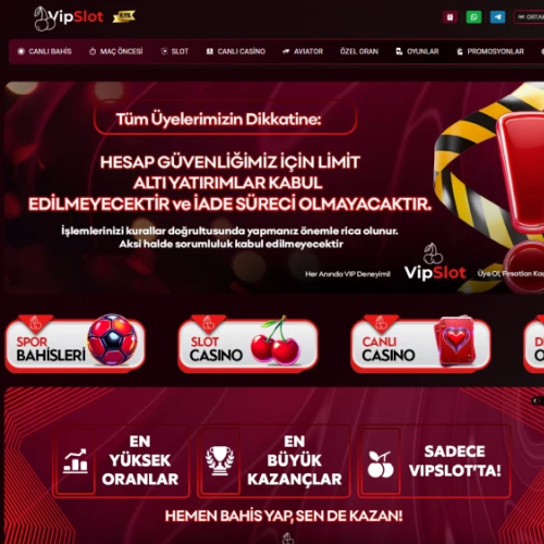 Vipslot ekran görüntüsü