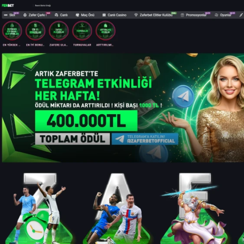 Zaferbet ekran görüntüsü